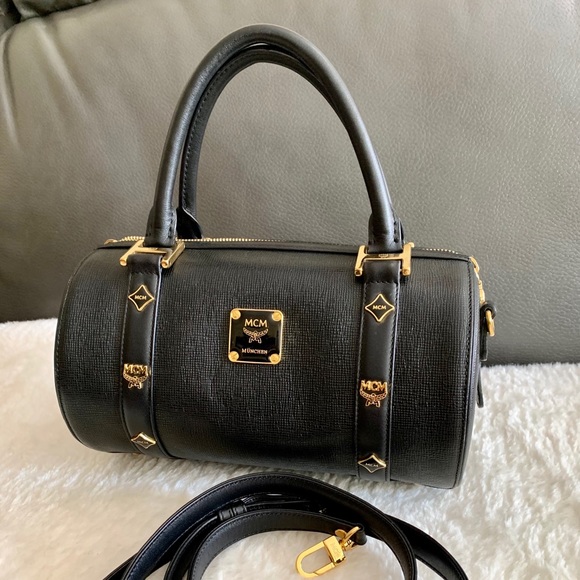 ‼️sold‼️MCM Studded Black leather Papillon - Picture 15 of 15